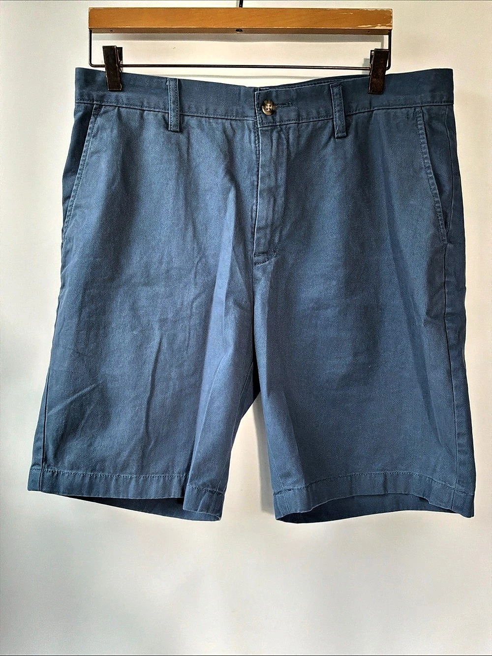 Nautica The Deck Short Flat Front Shorts in Blue Waist 34 Like New